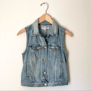 Madewell denim vest